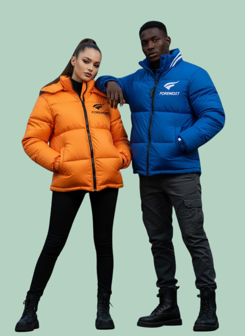 Puffer Yellow and Blue